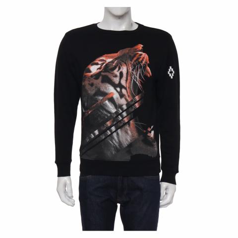 Sell Marcelo Burlon Tiger Printed Sweater - Black | HuntStreet.com